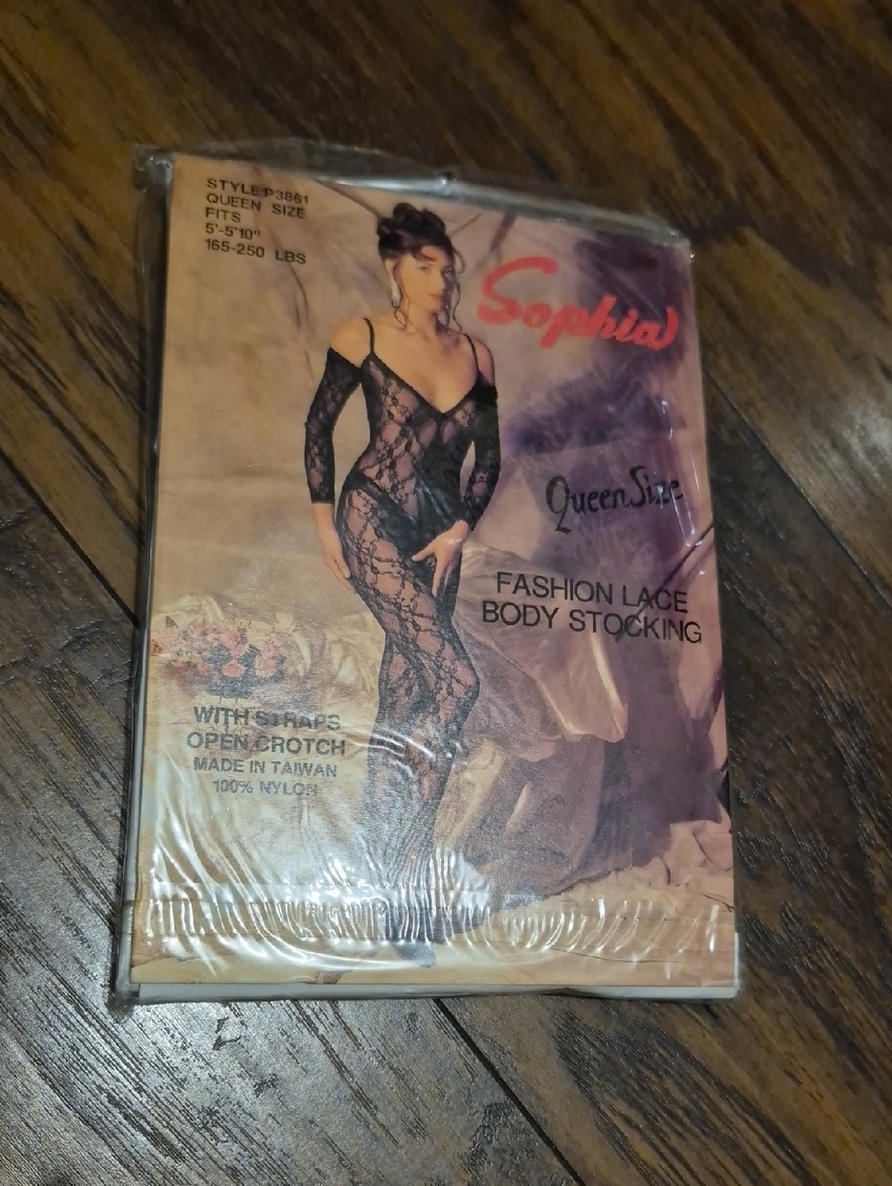 Queen Size Black Lace Fashion Body Stocking